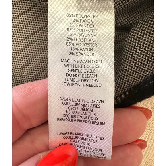 BeachLunchLounge- Tyler Flannel Tunic Shirt - Black/Cream - XL - Picture 13 of 14